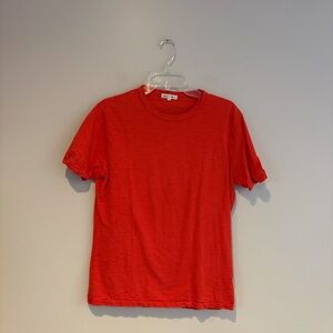 Alex Mill Classic Red Slub Short Sleeve Tee